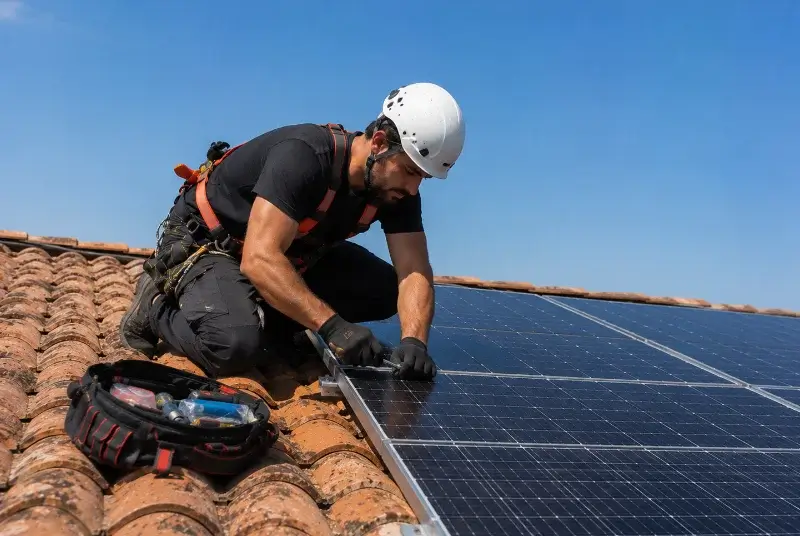 Maintenance et monitoring de panneaux solaires à Brousses-et-Villaret