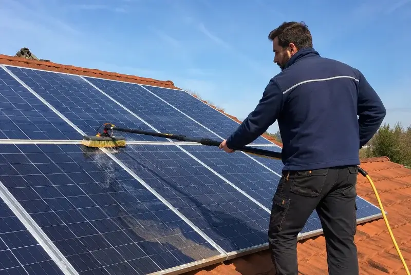 Nettoyage et entretien de panneaux solaires à Brousses-et-Villaret